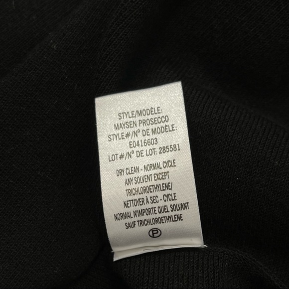 Theory Prosecco Maysen Knit Sleeveless Cutout Back Dress Black Retail $345 L - Picture 10 of 14